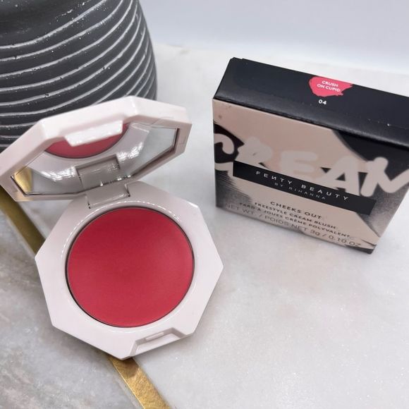 $16β€οΈβπ₯ FENTY Beauty Cheeks Out Cream Blush CRUSH ON CUPID π NEW Pink - Picture 4 of 6